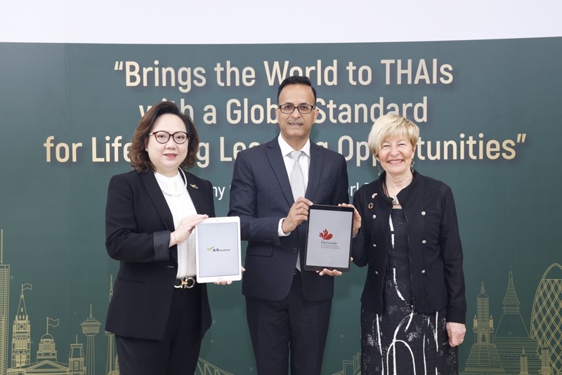 AIS Academy extends "Think in Advance" mission in partnership with Canadian embassy and CICan No limit for opportunities as Thai learners can study Canadian courses through LearnDi platform